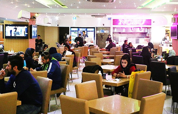 رستوران های فودکورت نگین ظفر